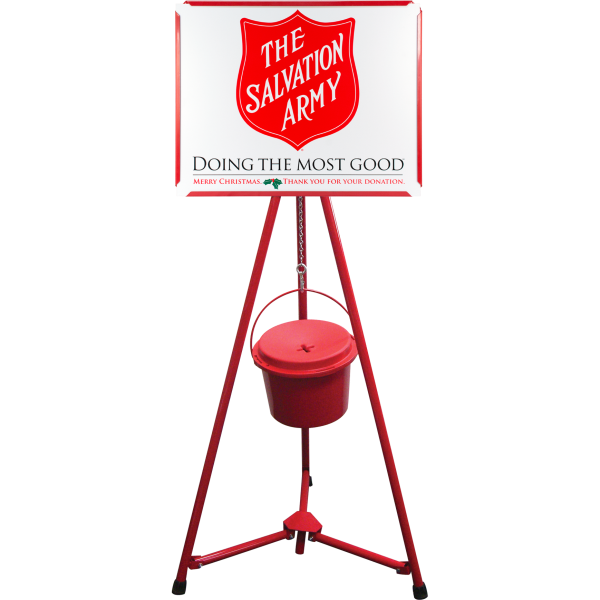 salvation army kettle stand