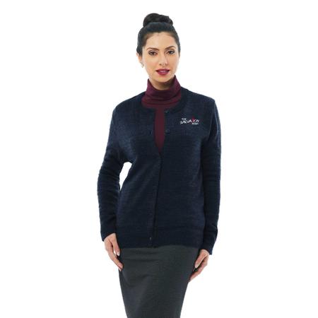 Cardigan Jewel Neck Navy