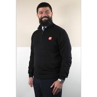 Men's Black 1/4 Zip Sweater (Item #UNSWMBZSM)