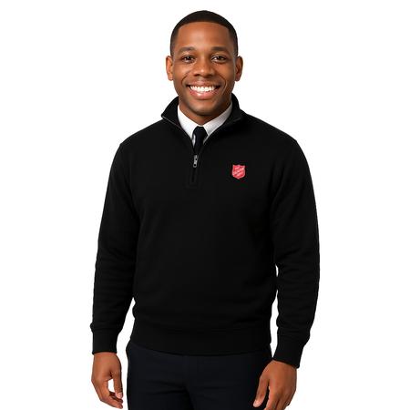 1/4 Zip Sweater Black