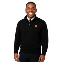 1/4 Zip Sweater Black