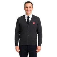 Cardigan V-Neck Charcoal