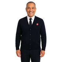 Cardigan V-Neck Navy (Item #UNSWMNCV1)