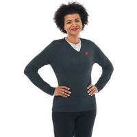 Sweater V-neck Pullover Shield Grey Xl- Kit (Item #UNSWWVGXL)