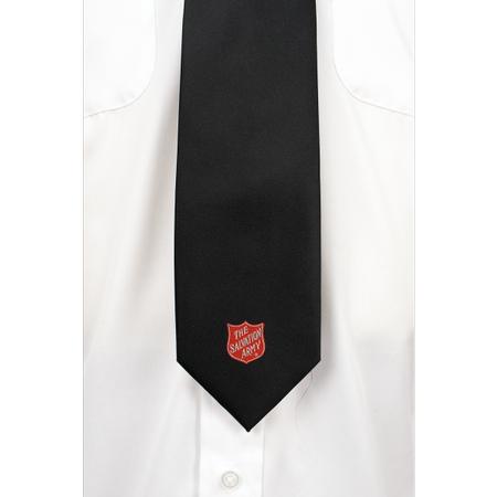 Black Tie With Shield - Standard
