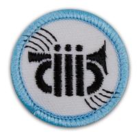 Badge Gg Blow Horn Pk25 (Item #CPBGGHORN)