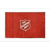 Welcome Mat (Rug) Red with Shield
