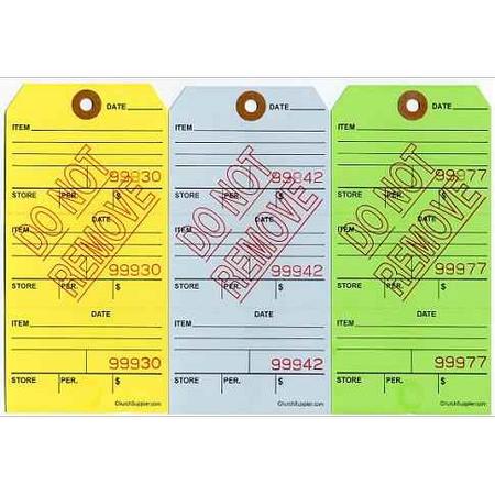 SA Numbered Furniture Tags (Pkg of 1000)