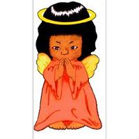 LASER SHEETS - ANGEL PEACH GOWN (Hispanic) LP-68L