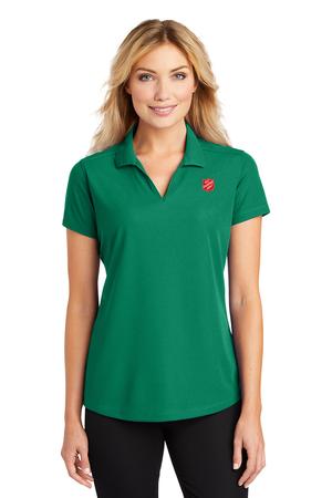 POLO TEXTURED PERFORMANCE JEWEL GREEN WOMEN