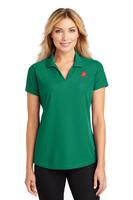 POLO TEXTURED PERFORMANCE JEWEL GREEN WOMEN
