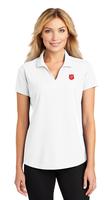 POLO WOMEN TEXTURED PERFORMANCE WHITE