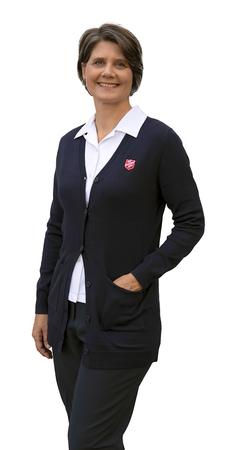 CARDIGAN W POCKETS SHIELD INK WOMEN