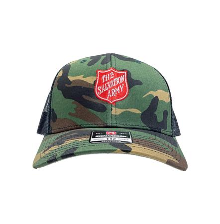 CAP CAMO W SHIELD TRUCKER