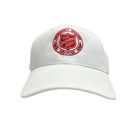 EDS BALL CAP WHITE W EMBROIDERY