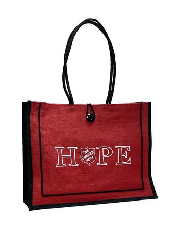 Tote Jute Hope Red