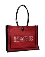 Tote Jute Hope Red