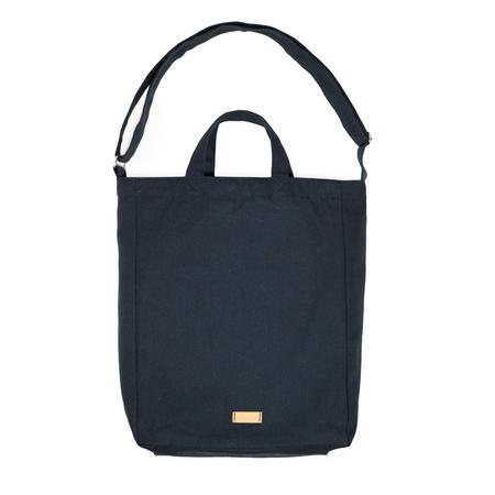 TOTE WITH SHOULDER STRAP NAVY