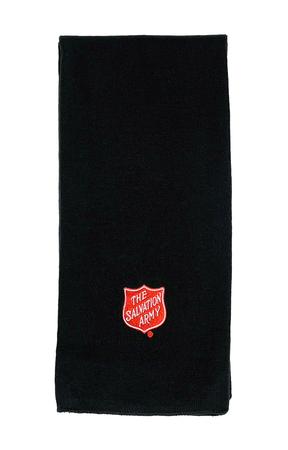 Scarf Black with Shield