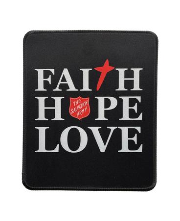 Mouse Pad Faith Hope Love