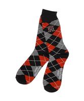 Socks Black/Red Argyle SA
