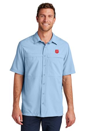Fishing Shirt SS Light Blue