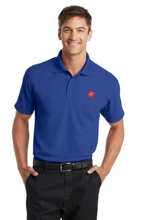 Polo Textured Performance True Royal