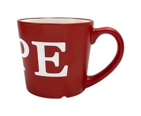 Mug Red & White w/Hope Logo 12oz