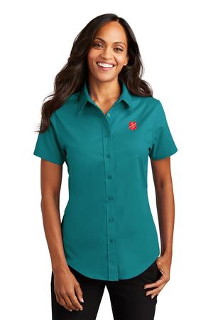 Shirt Ladies SS Teal Green