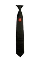 Black Tie w/ Visible Shield - Clip On - XL Length