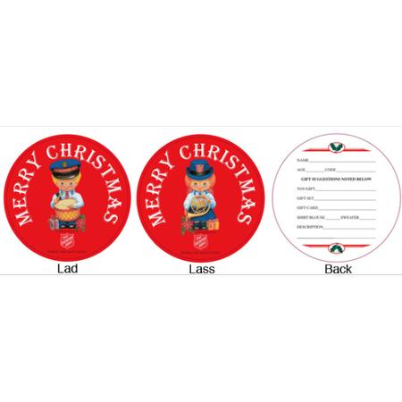 DIE CUT ORNAMENT TAG - BOY LP-23