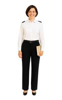 Women's Comfort Waist Slacks Poly Wool (Item #UNEZSL00R)
