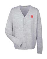 Cardigan V-Neck Heather Gray Men