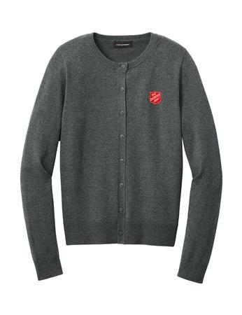 Cardigan Crewneck Charcoal