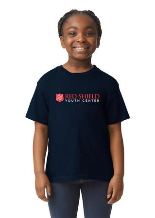 Tshirt Red Shield Youth Navy Youth