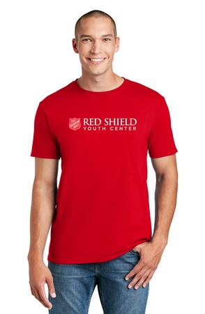 Tshirt Red Shield Youth Red Adult