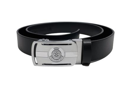 BELT BLACK LEATHER RACHET MEN