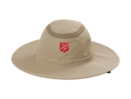 Wide Brim Hat W/Shield Stone