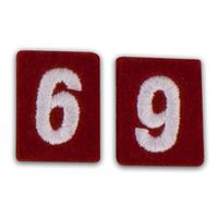 Badge Gg Trp Num 6 9 Pk25 (Item #CPBGGTN69)