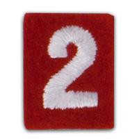 Badge Gg Troop Num 2 Pk25 (Item #CPBGGTNU2)