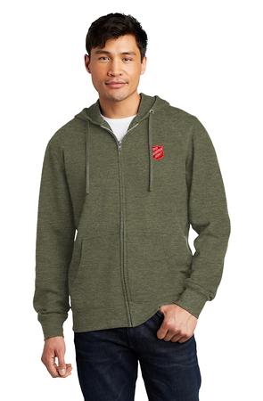 Zip Hoodie Heather Olive