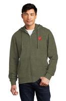 Zip Hoodie Heather Olive