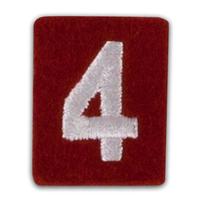Badge Gg Troop Num 4 Pk25 (Item #CPBGGTNU4)