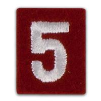 Badge Gg Troop Num 5 Pk25 (Item #CPBGGTNU5)