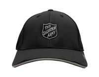 Cap Black with Black Shield Stretch Fit