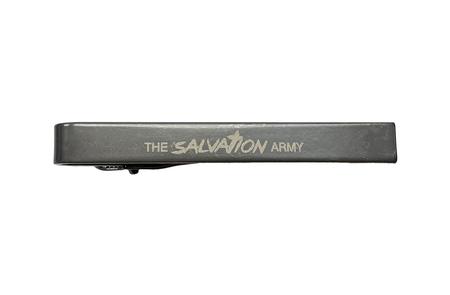 Tie Bar TSA Engraved Matte Black