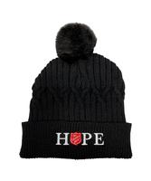 Pom Pom Beanie Black Hope