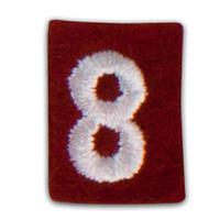 Badge Gg Troop Num 8 Pk25 (Item #CPBGGTNU8)