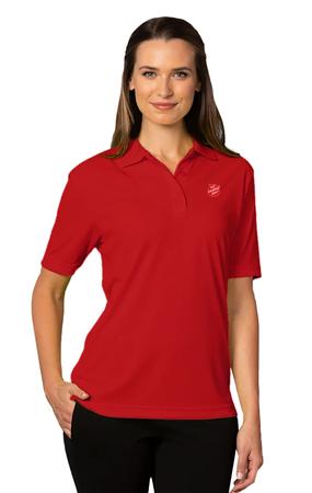 Polo Micro Pique Red Women