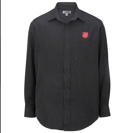 Shirt LS Steel Gray